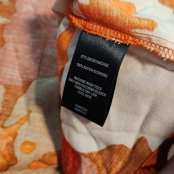 Sanctuary Floral Remember Me Floral Top Red orange Rust Size 2X - Picture 13 of 14
